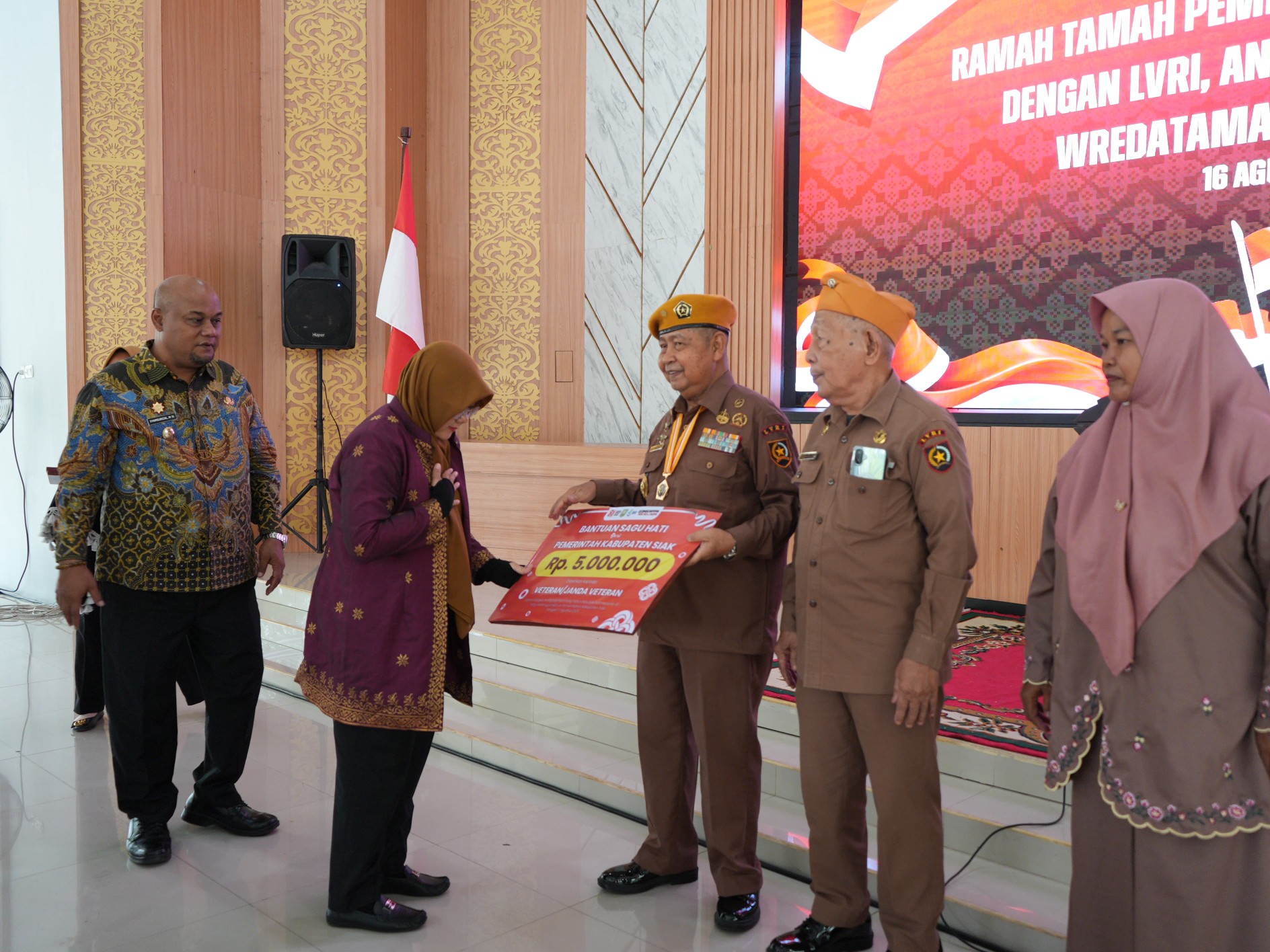 HUT RI ke-81, Pemkab Siak Naikkan Sagu Hati Veteran Jadi Rp5 Juta