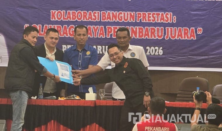 Aklamasi! Achmad Faisal Reza Terpilih Pimpin KONI Pekanbaru 2026-2031