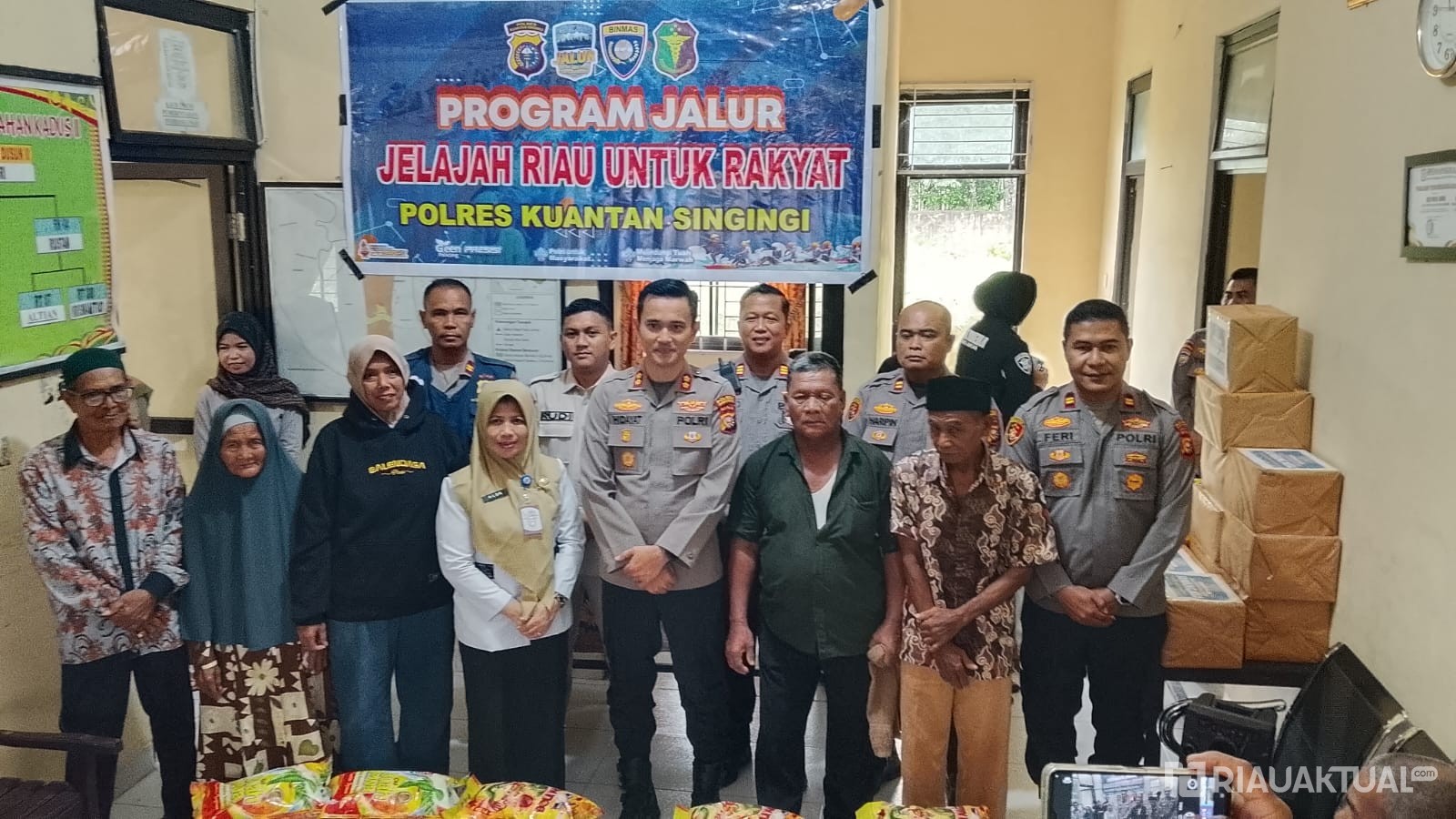 Kapolres Kuatan Singngi Hadirkan Program Jalur di Pulau Jambu