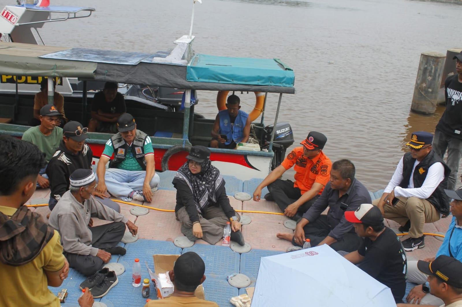 Bocah Tenggelam di Sungai Siak Belum Ditemukan, Bupati Afni Beri Dukungan untuk Keluarga