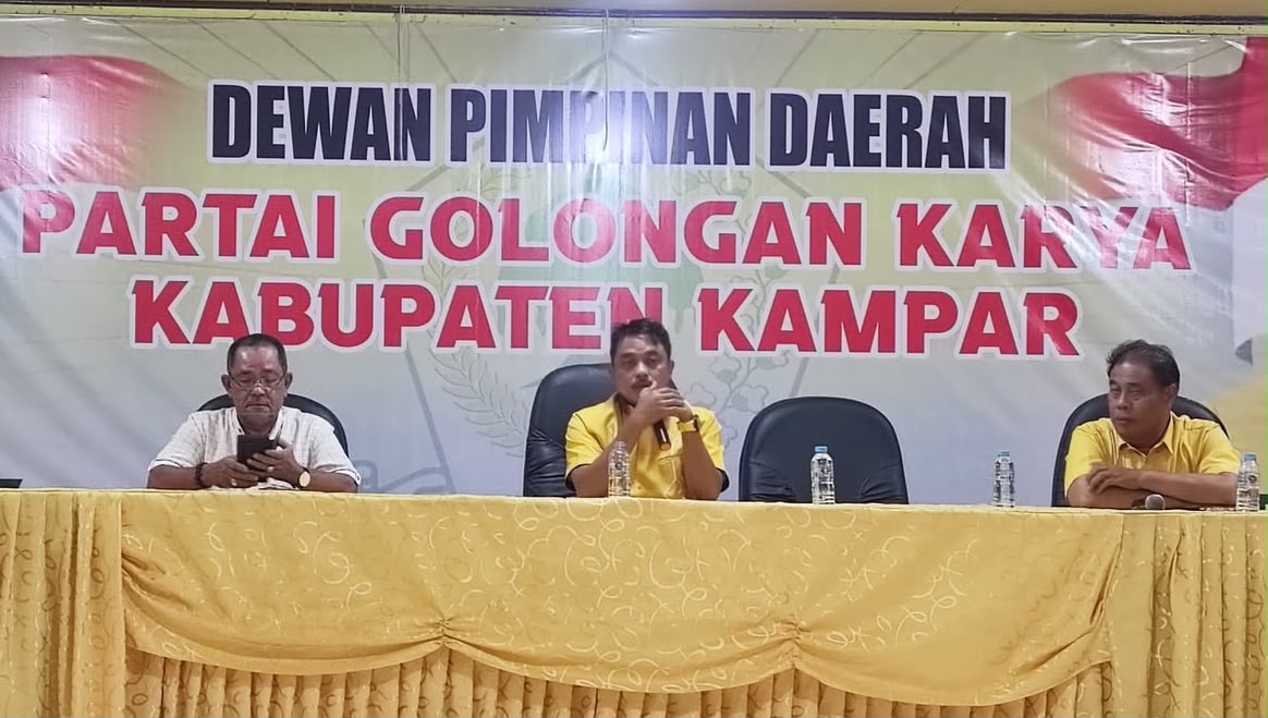 DPD II Golkar Kampar Gelar Rapat Pleno Persiapkan Musda XI