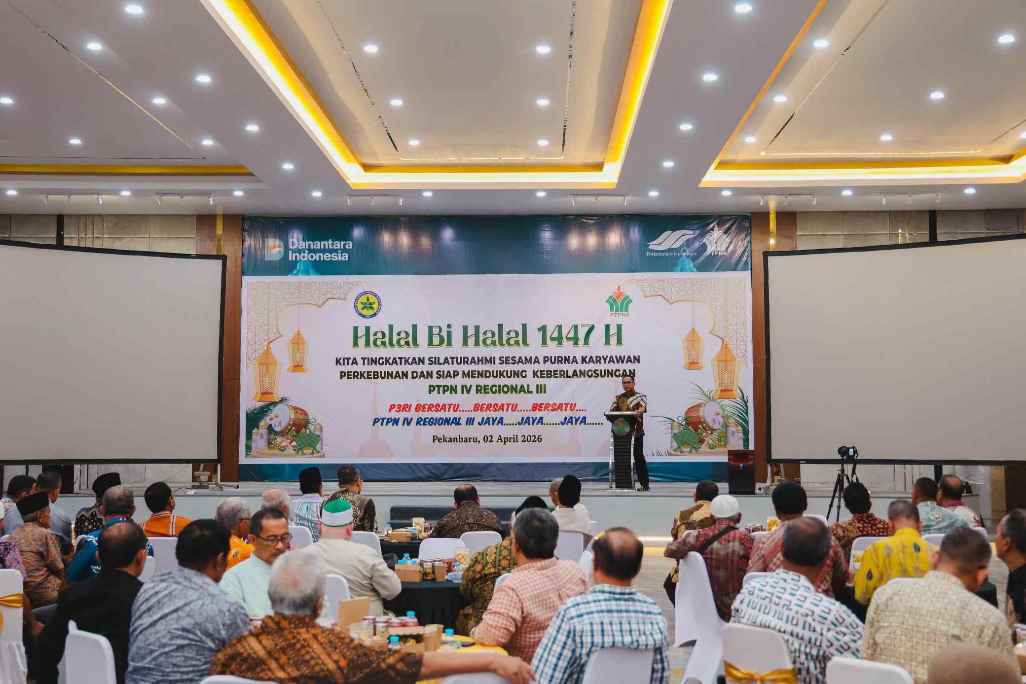 Momen Halal Bihalal, Pensiunan Karyawan Satu Suara Dukung Keberlanjutan PTPN IV Regional III