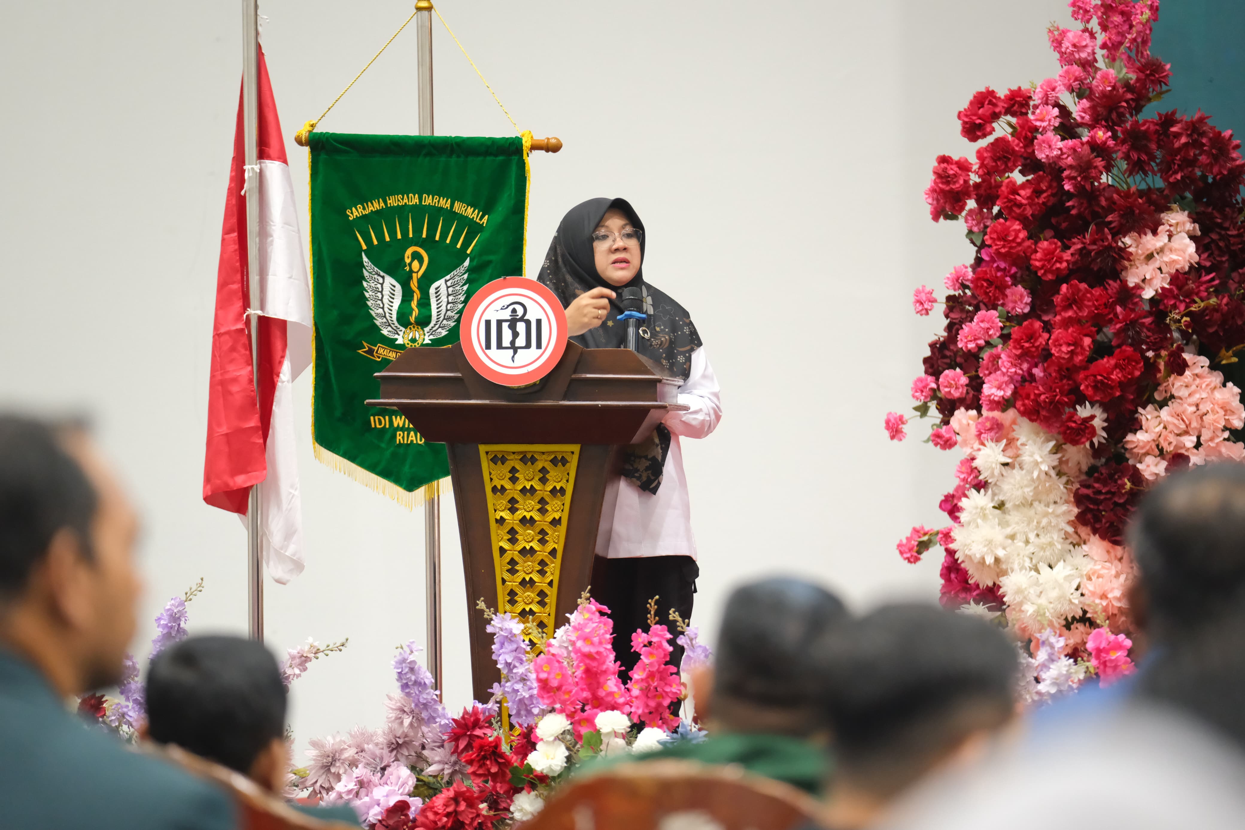 Hadiri Pelantikan IDI Siak, Bupati Afni Curhat Soal Himpitan Fiskal Daerah