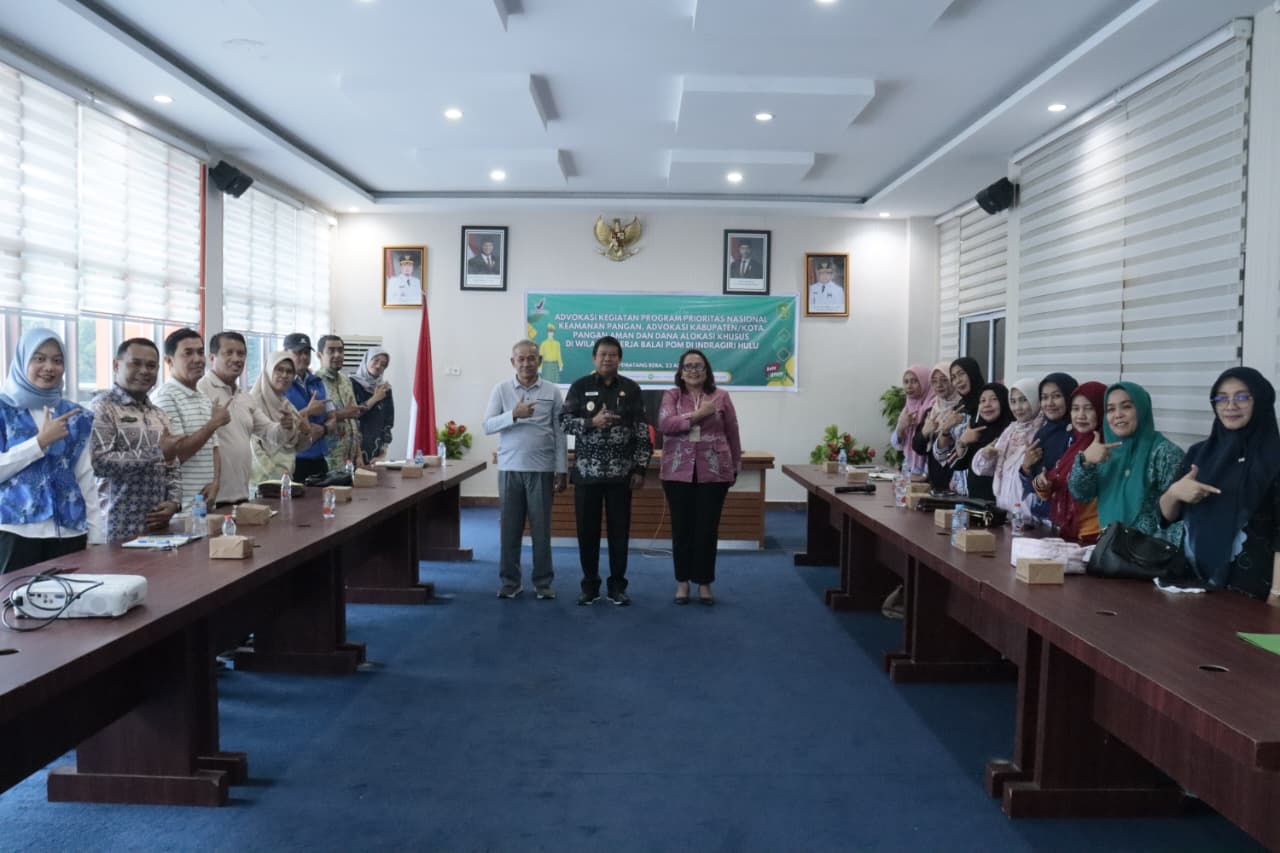 Wabup Hendrizal Buka Advokasi Program Keamanan Pangan Nasional di Inhu