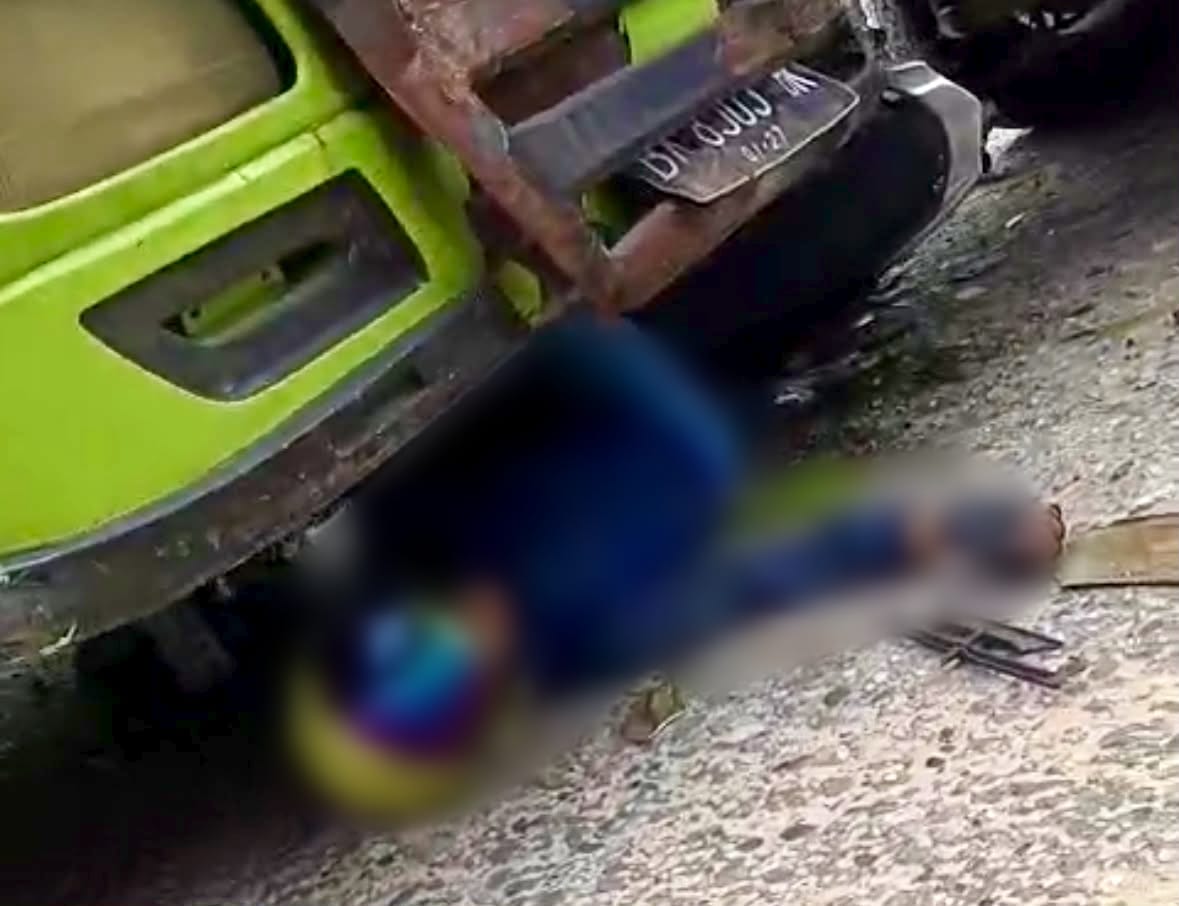 Diduga Rem Blong, Truk Tabrak Pemotor di Pekanbaru hingga Tewas Terlindas