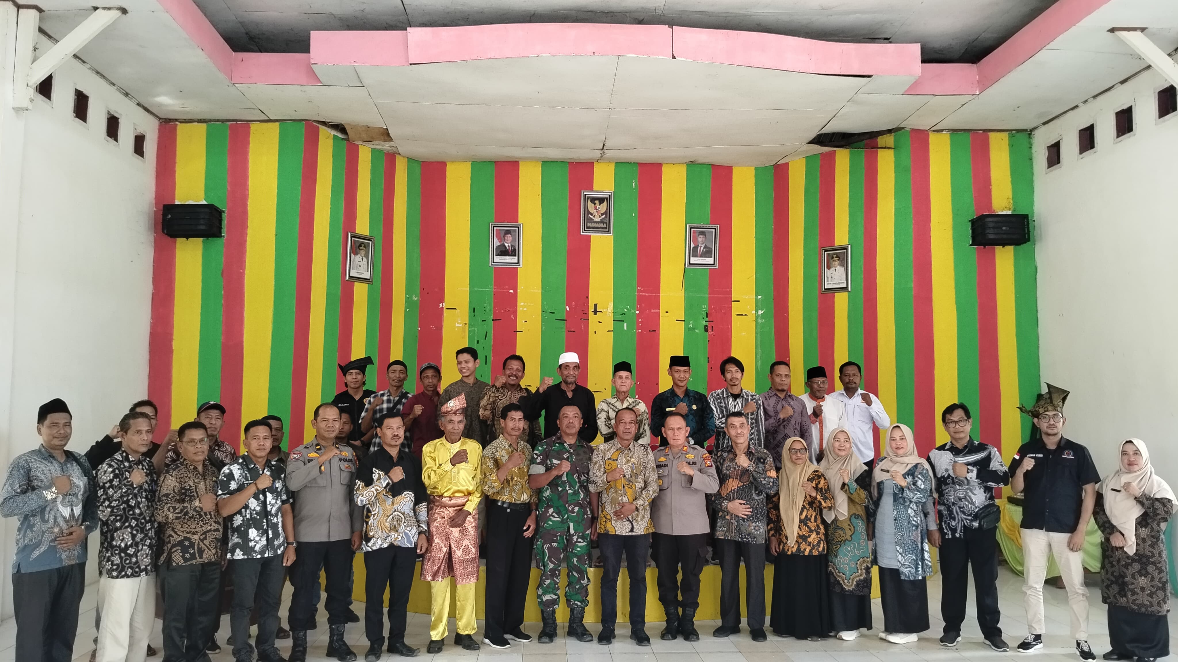 Kapolsek dan Forkopimcam Bangko Pusako Gandeng Tokoh Masyarakat Cegah Narkoba