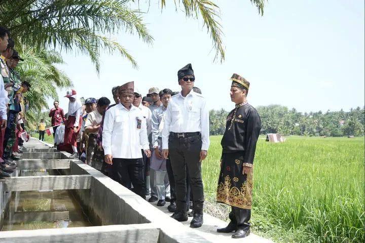 Tahun Ini Kementerian PU Bangun 56 Jaringan Irigasi Air Tanah di Kuansing