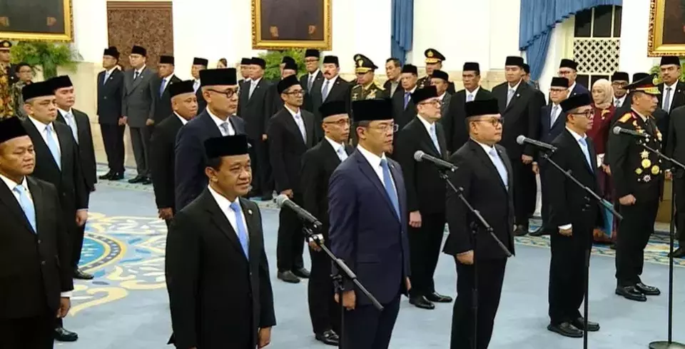 Reshuffle Kabinet, Ini Daftar Pejabat yang Dilantik Prabowo