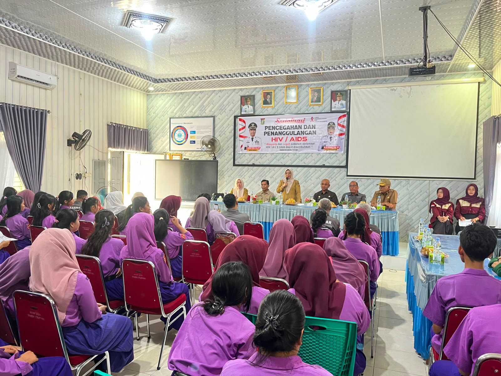 HIV/AIDS dan Narkoba Mengintai Generasi Muda, KPA Kampar Bentuk Duta Pelajar