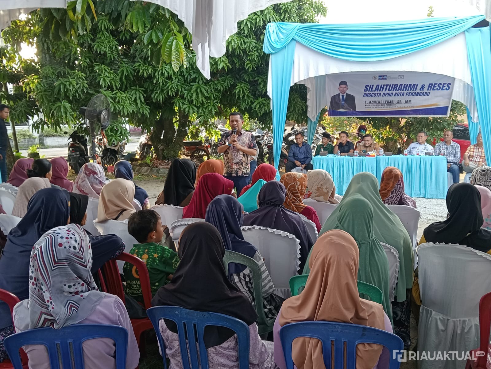 Reses Tengku Azwendi di Bukit Raya Pekanbaru, Siap Kawal Perbaikan Infrastruktur dan Optimalisasi Call Center 112