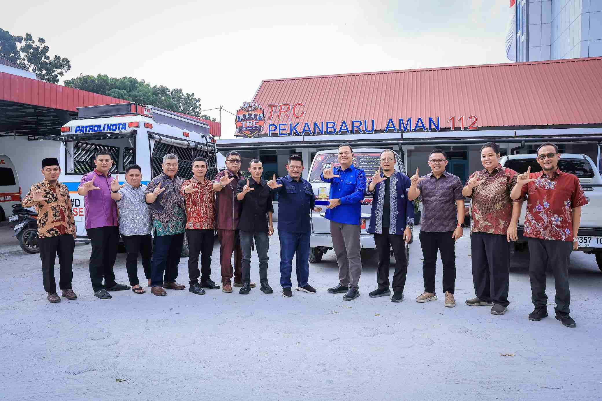 Belajar Layanan Darurat ke Pekanbaru, DPRD Bengkalis Bidik Sistem TRC 112