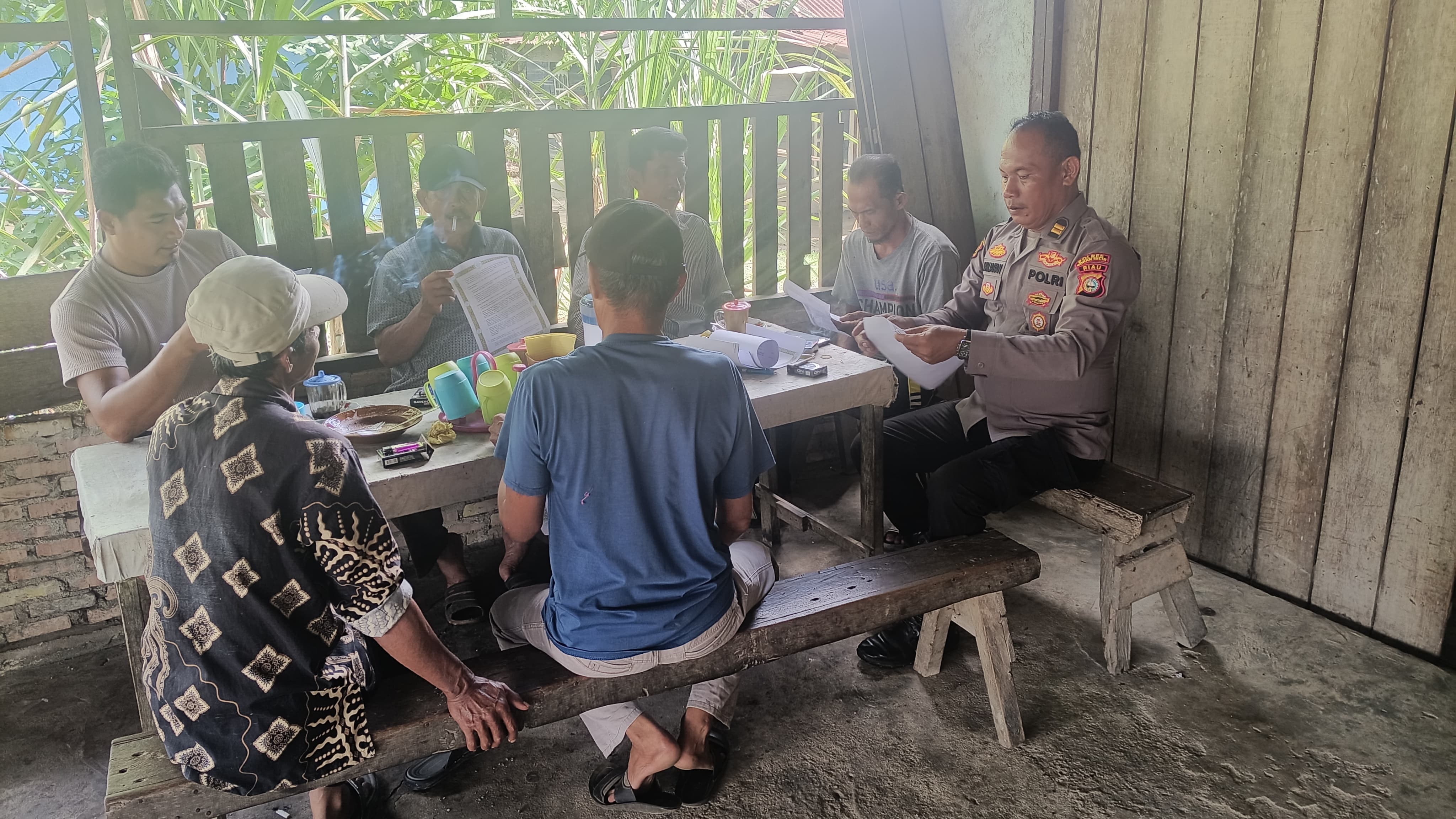 Antisipasi Karhutla, Polisi Edukasi Warga Soal Bahaya Bakar Lahan