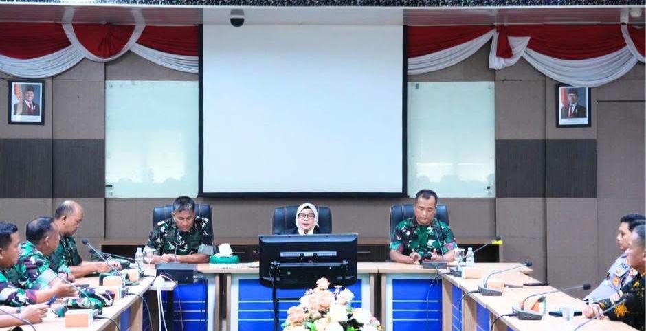 Wabup Kampar Sambut Pamen TNI AD, Perkuat Strategi Penanganan Karhutla