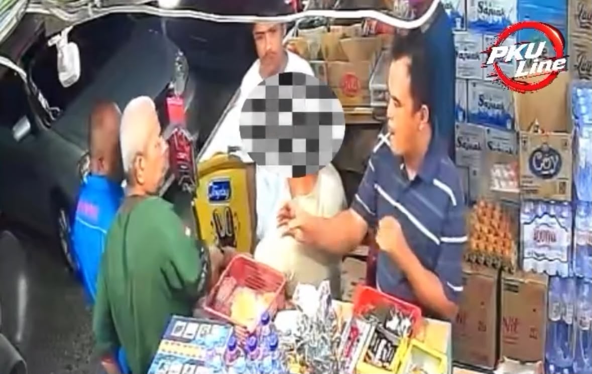 Viral Pria Diduga Todongkan Pistol ke Pemilik Warung di Pekanbaru