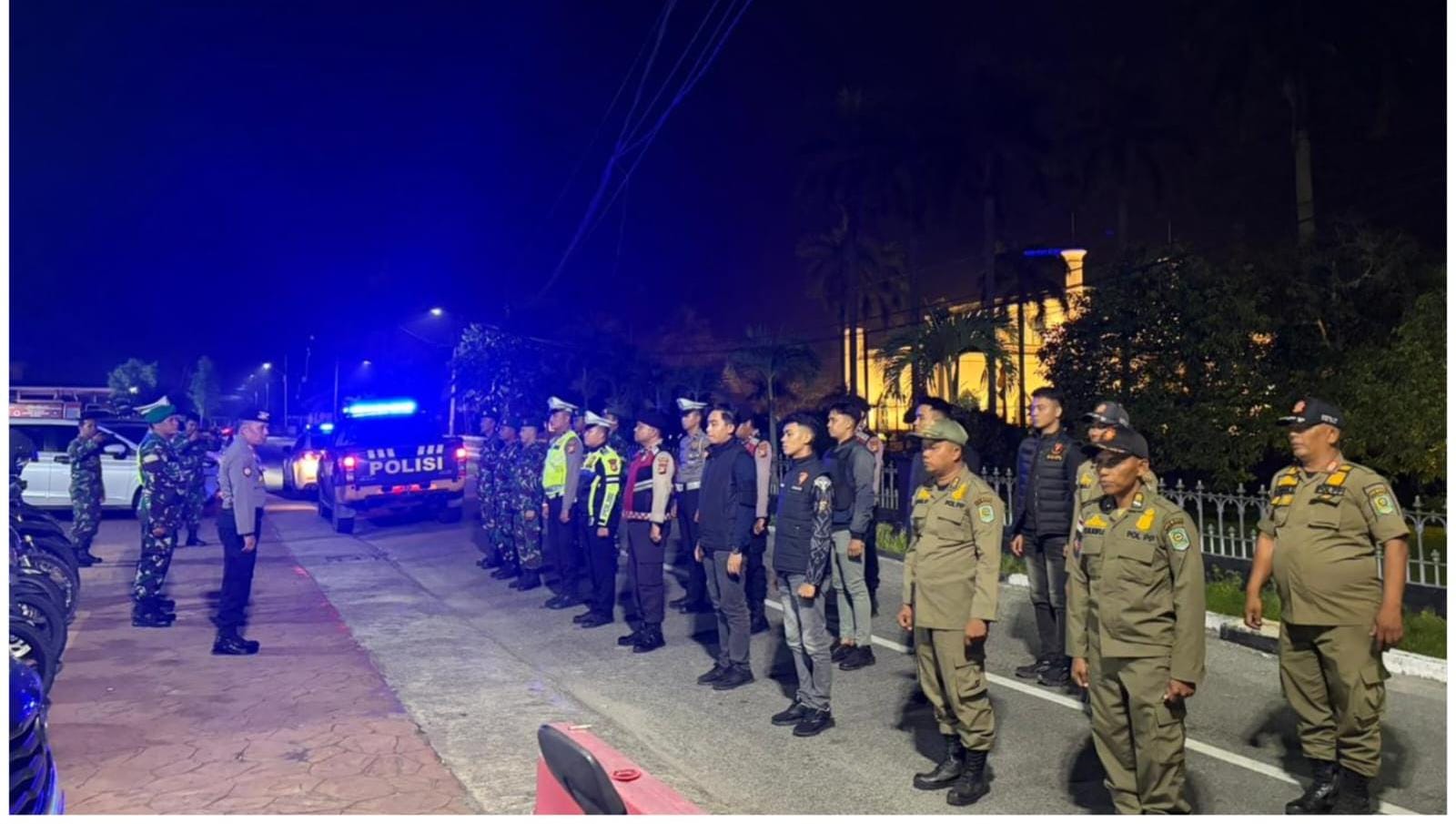 Jelang Lebaran 2026, TNI-Polri Turun Patroli Malam di Siak