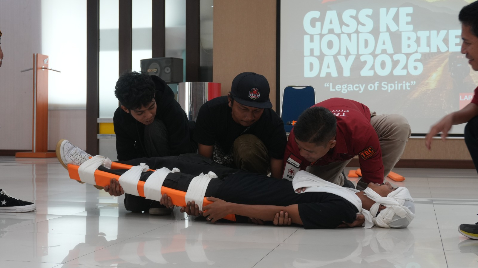 Jelang Honda Bikers Day 2026, 70 Bikers Dibekali Edukasi Safety Riding dan P3K