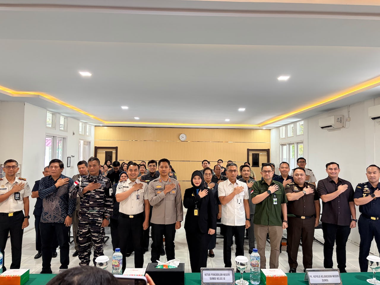 Polres Dumai Perkuat Sinergi Penegak Hukum, Dukung Persidangan Pidana Secara Elektronik