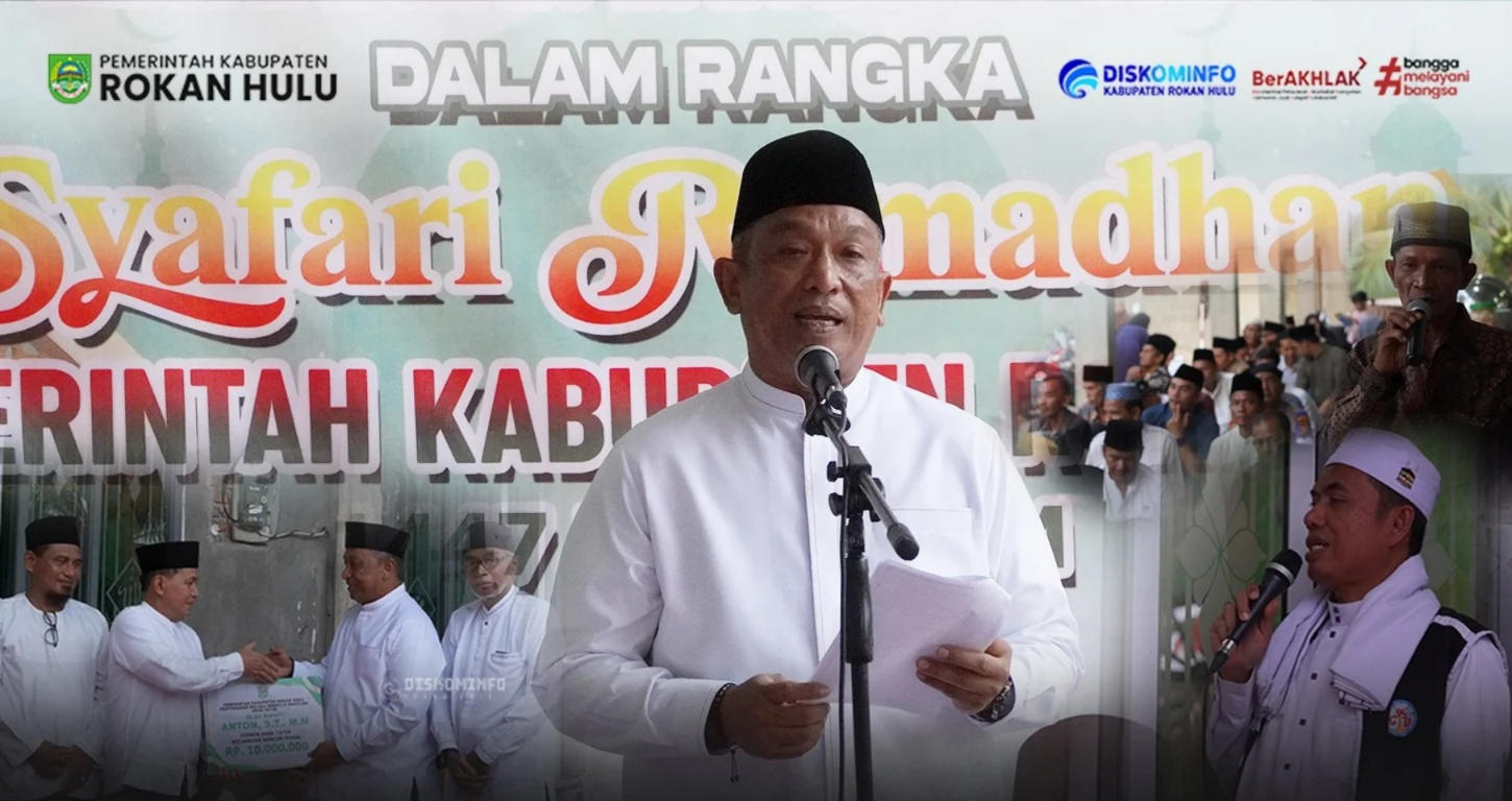 Safari Ramadan di Masjid Al Amilin, Bupati Rohul Serap Aspirasi dan Salurkan Bantuan untuk Warga Bangun Purba