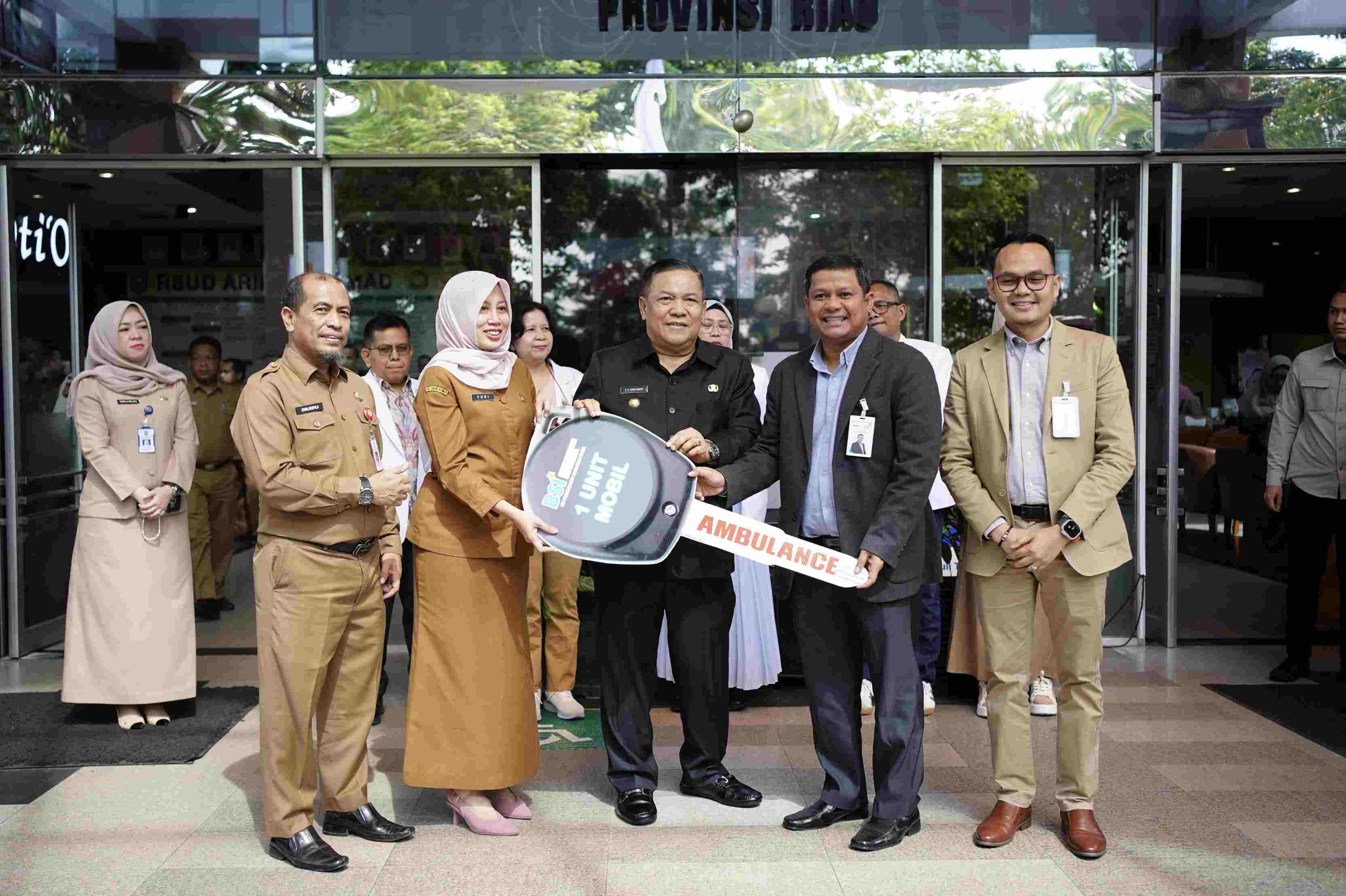 Tahun Ini RSUD Arifin Achmad dan BSI Rencanakan Ketersediaan Rumah Singgah