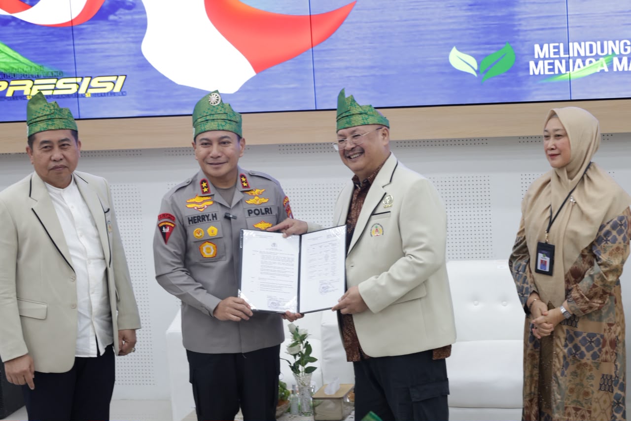 UNRI dan Polda Riau Buka Pusat Studi Lingkungan, Karhutla hingga PETI Jadi Sorotan