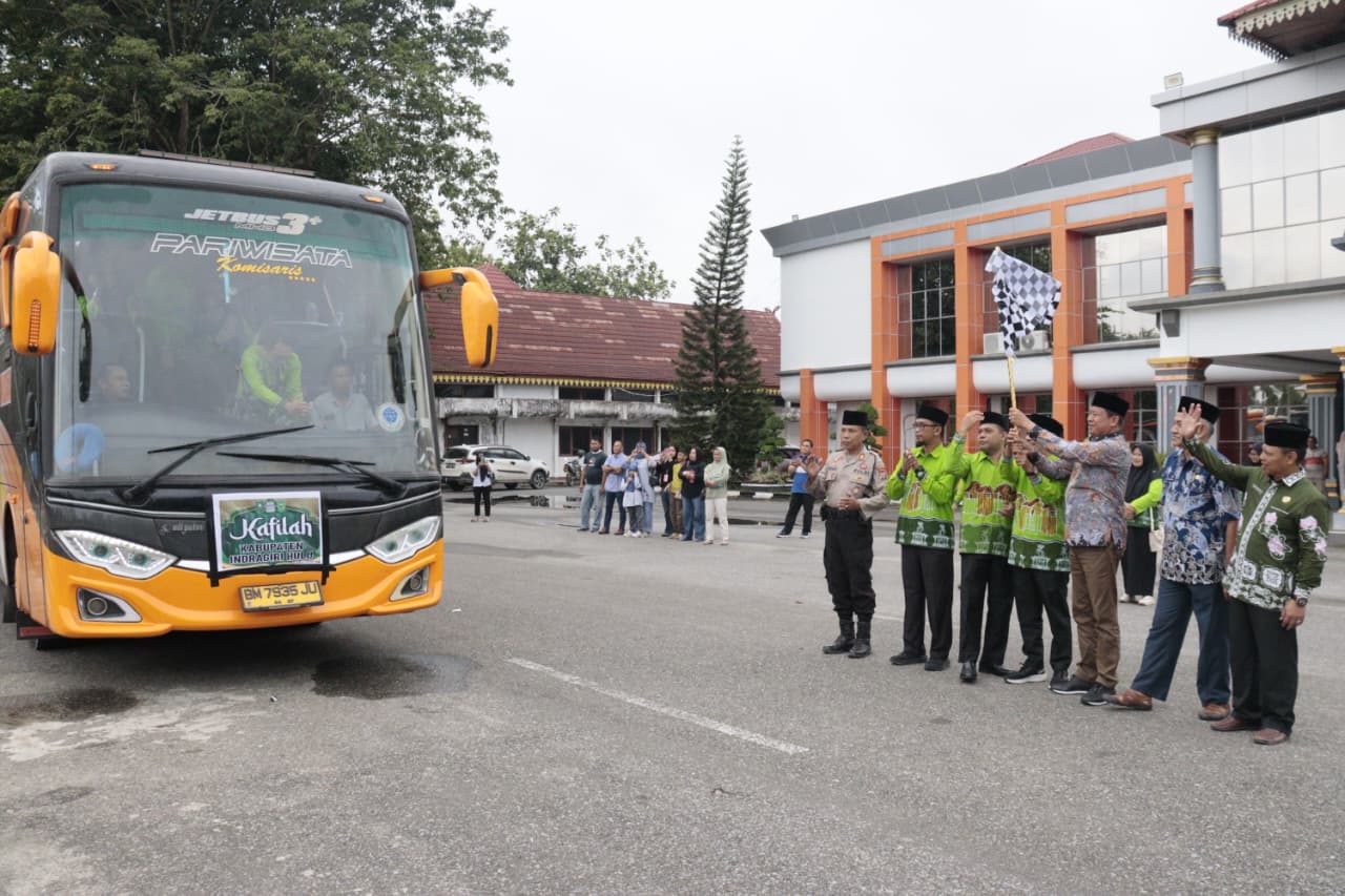 Target Empat Besar, Wabup Hendrizal Lepas 108 Kafilah Inhu Berlaga di MTQ Riau 2026