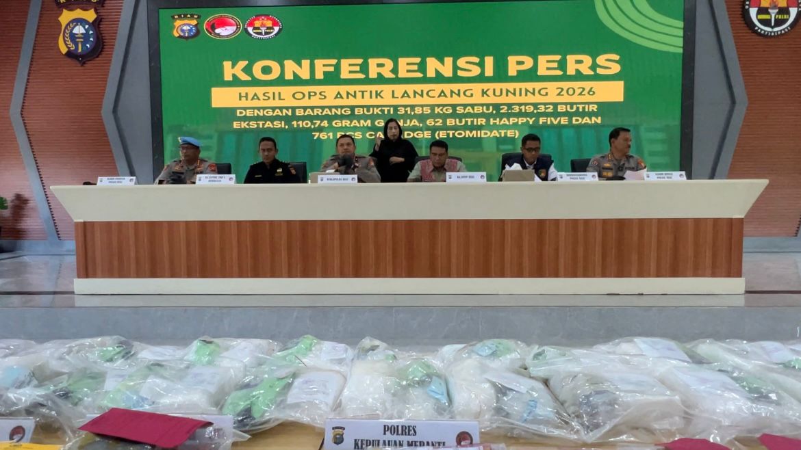 Se Riau, Polres Bengkalis Paling Banyak Ungkap Kasus Narkoba