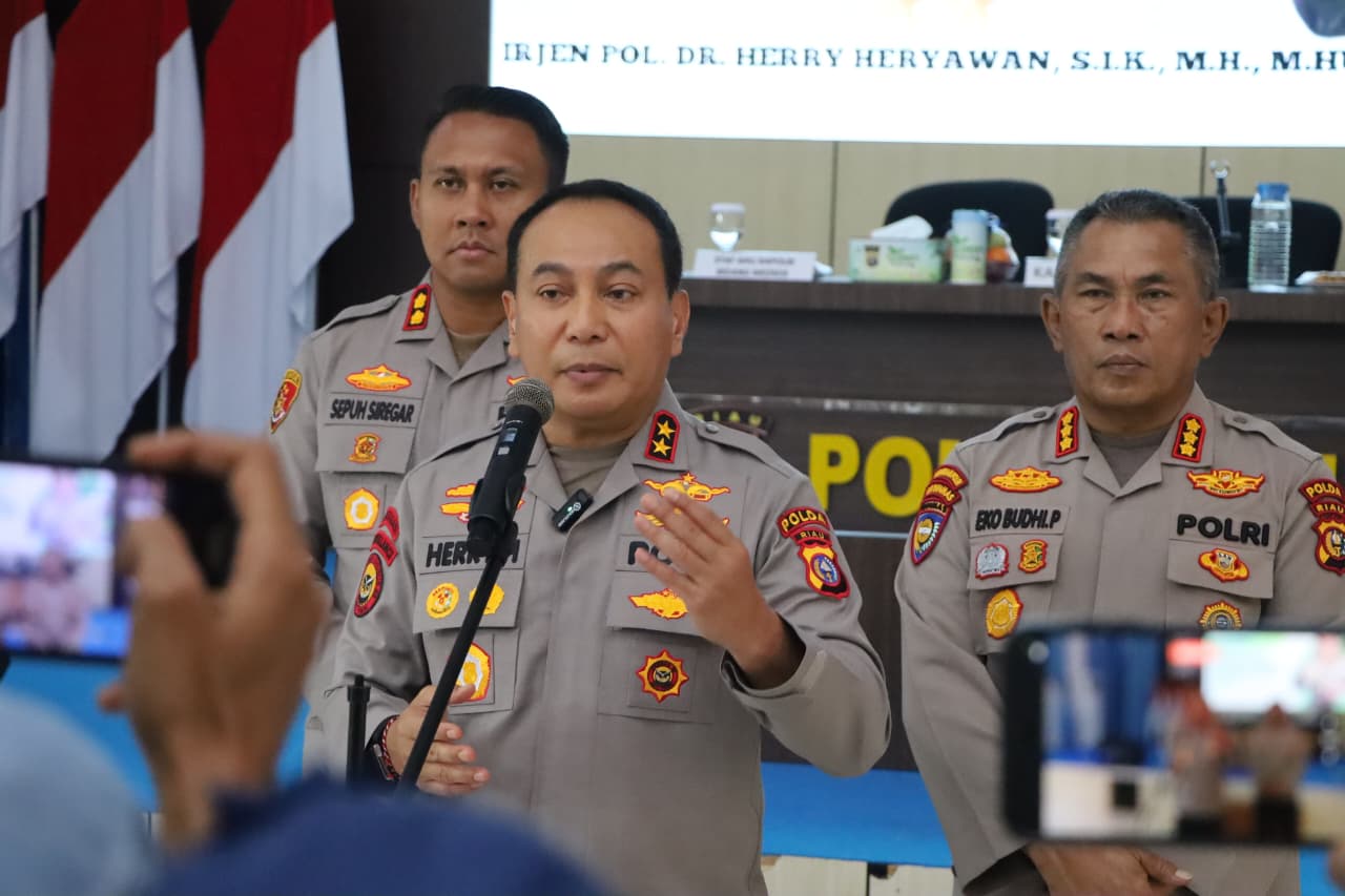 Di Siak, Kapolda Riau Tekankan Inflasi, BBM, dan Perang Lawan Narkoba