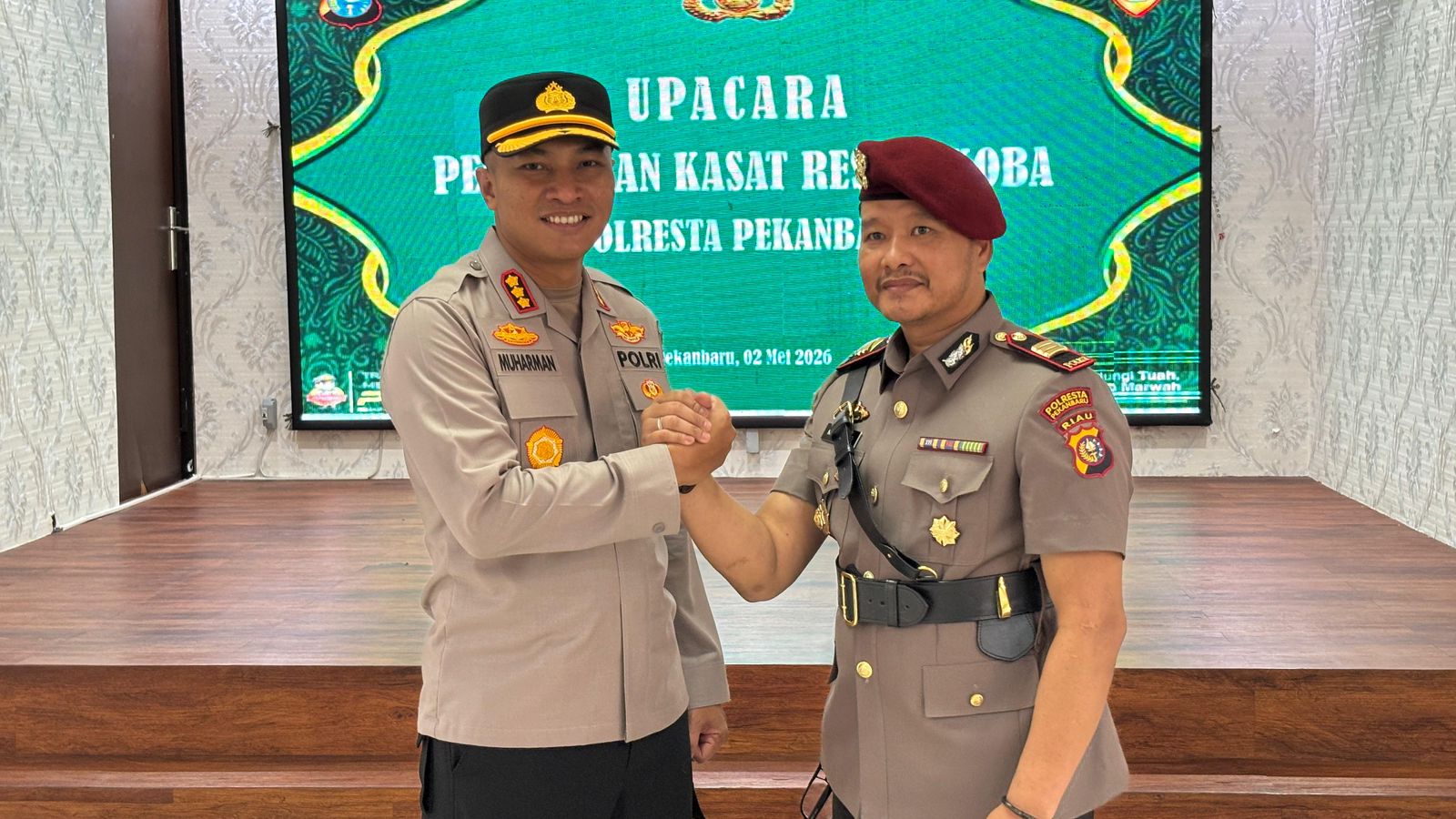 AKP Noki Loviko Jabat Kasat Resnarkoba Polresta Pekanbaru, Kapolresta Tegaskan Zero Toleransi Narkoba