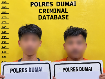 Diduga Curi Inventaris Perusahaan, Dua Oknum Sekuriti di Dumai Diamankan Polisi