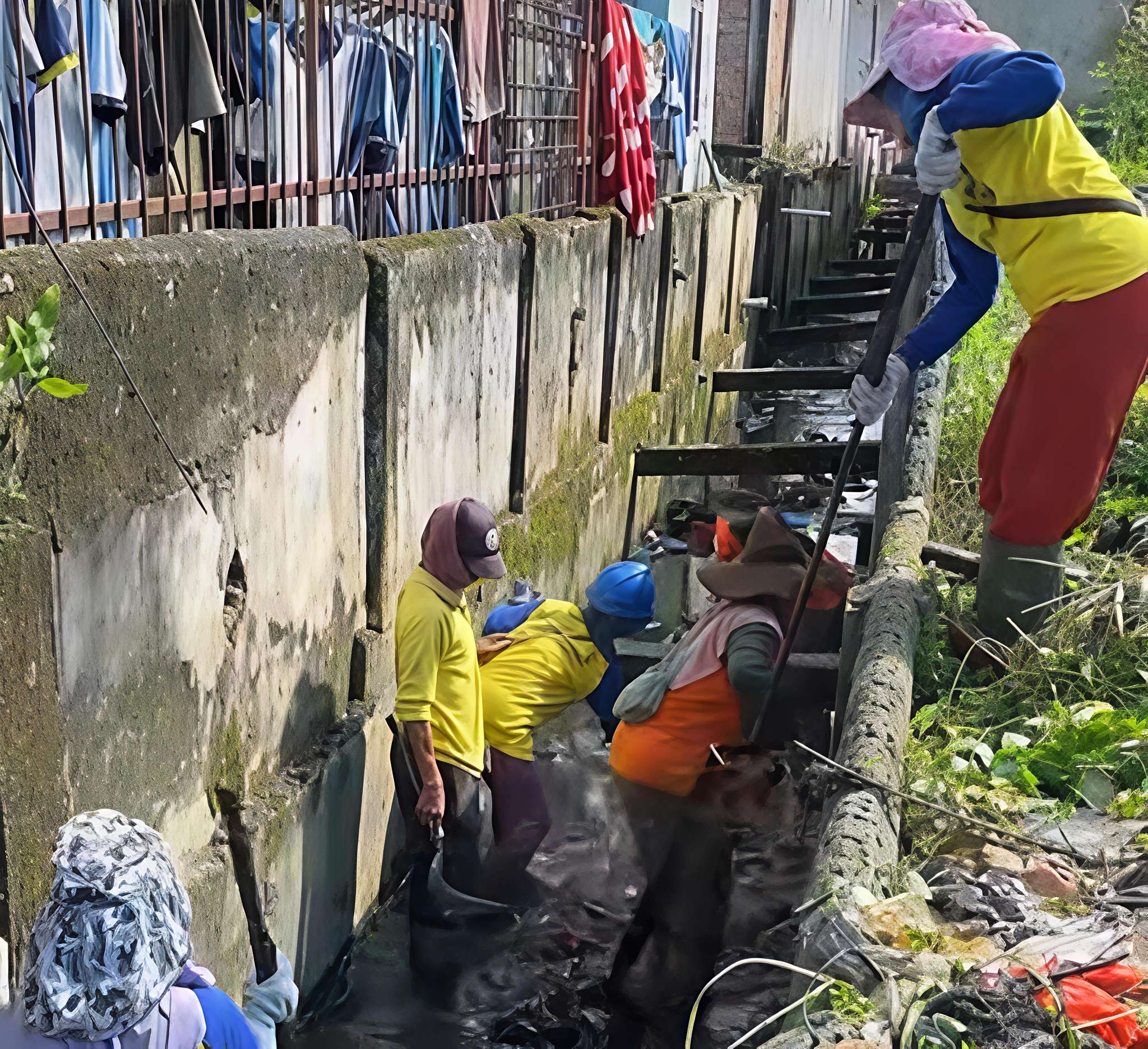 Minimalisir Resiko Banjir, PUPR Pekanbaru Normalisasi Drainase di Bukit Raya 