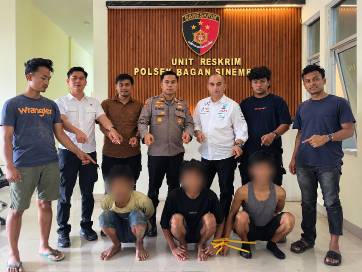 Transaksi Sabu di Kebun Sawit Rohil, Tiga Pria Diamankan Polsek Bagan Sinembah