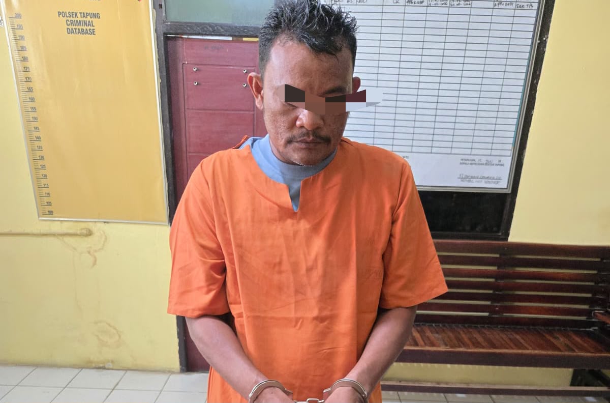 Polsek Tapung Tangkap Pengedar Sabu di Petapahan, Sita 17 Paket Narkotika