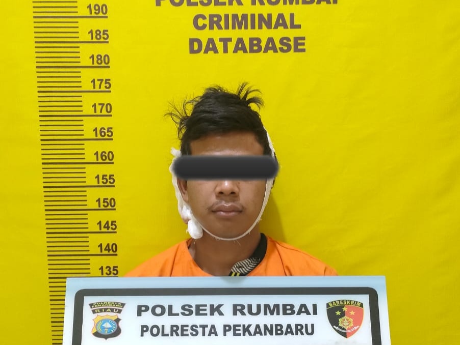 Aksi Pencuri Motor di Rumbai Digagalkan Warga, Pelaku Ditangkap Polisi