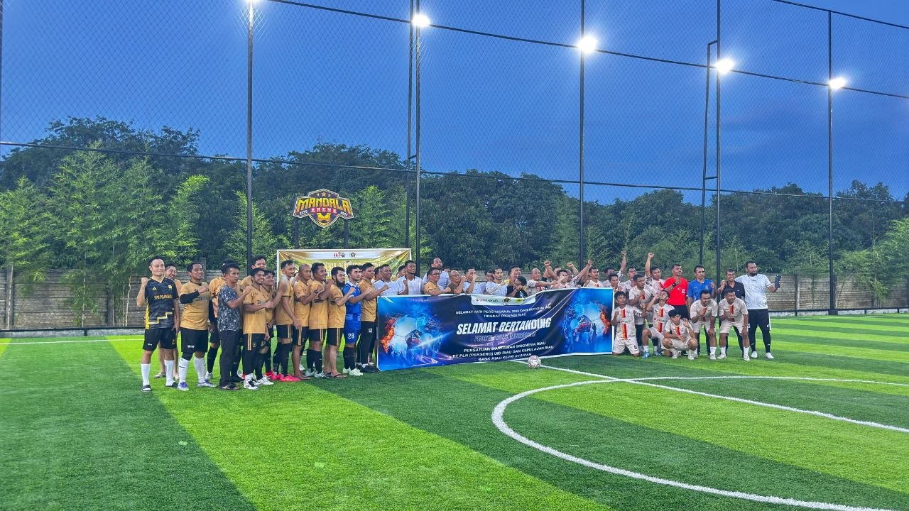 PWI Riau Gelar Trofeo Mini Soccer Bersama PLN dan BRK Syariah Meriahkan HPN 2026 dan HUT PWI
