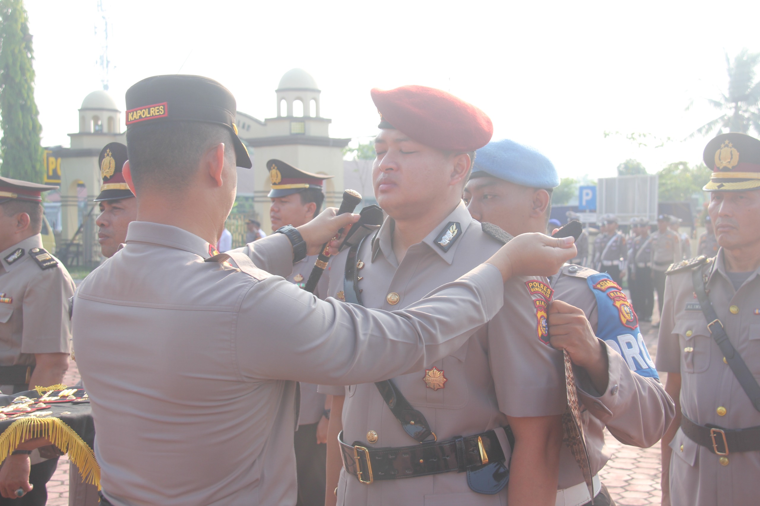 Kapolres Bengkalis Pimpin Sertijab Kasat dan Kapolsek