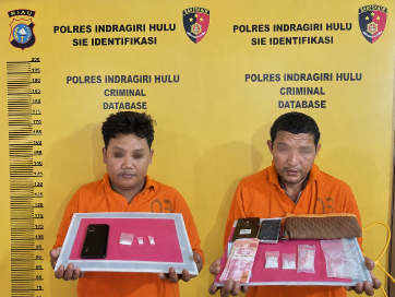 2 Pria di Inhu Coba Kabur Sambil Buang Narkoba, Polisi Amankan 9,31 Gram Sabu
