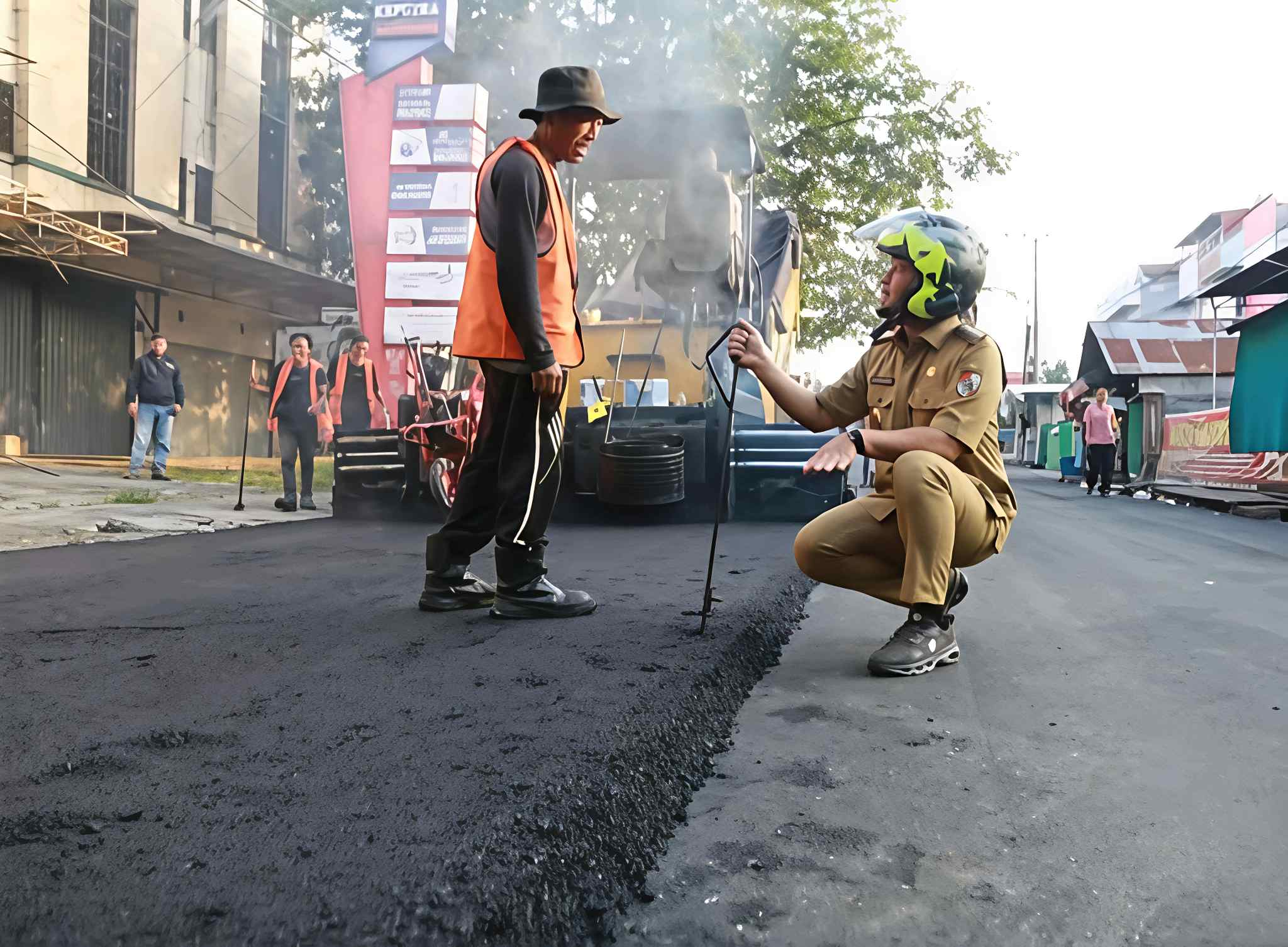 Pemko Pekanbaru Kebut Perbaikan Jalan Rusak Jelang Lebaran, Warga: Jalanan Sudah Banyak Mulus