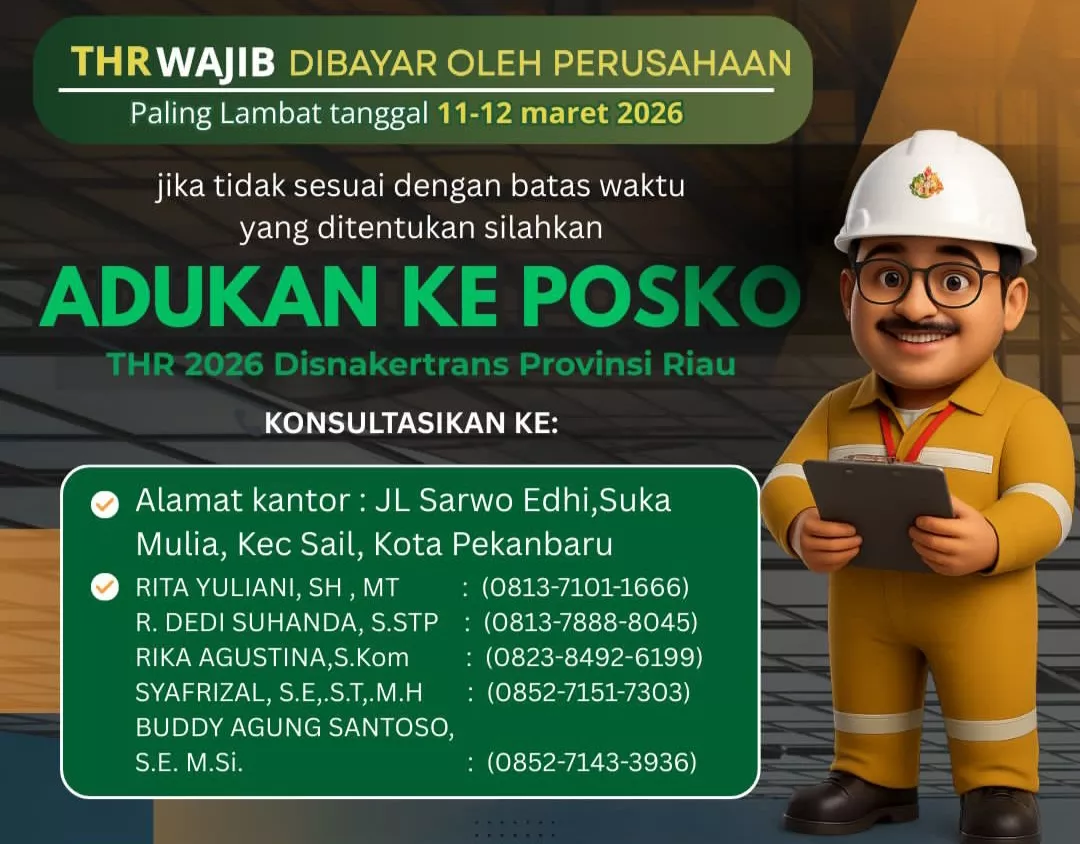 Pastikan Hak Pekerja Terpenuhi, Laporkan Jika Pembayaran THR Tak Sesuai