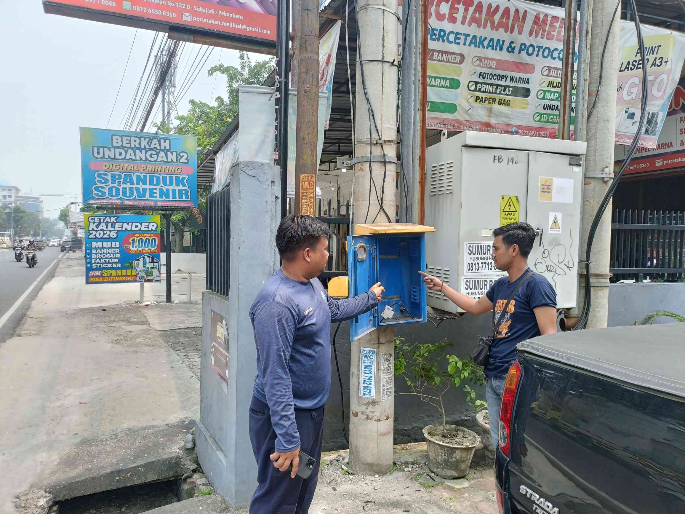 Bikin Jalan Pekanbaru Gelap, 70 Panel PJU Raib Dicuri OTK