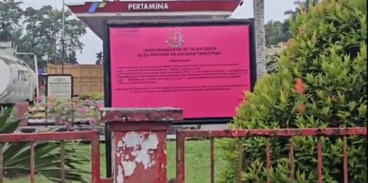SPBU di Kampar Tetap Beroperasi Meski Sudah Disita Kejati Riau