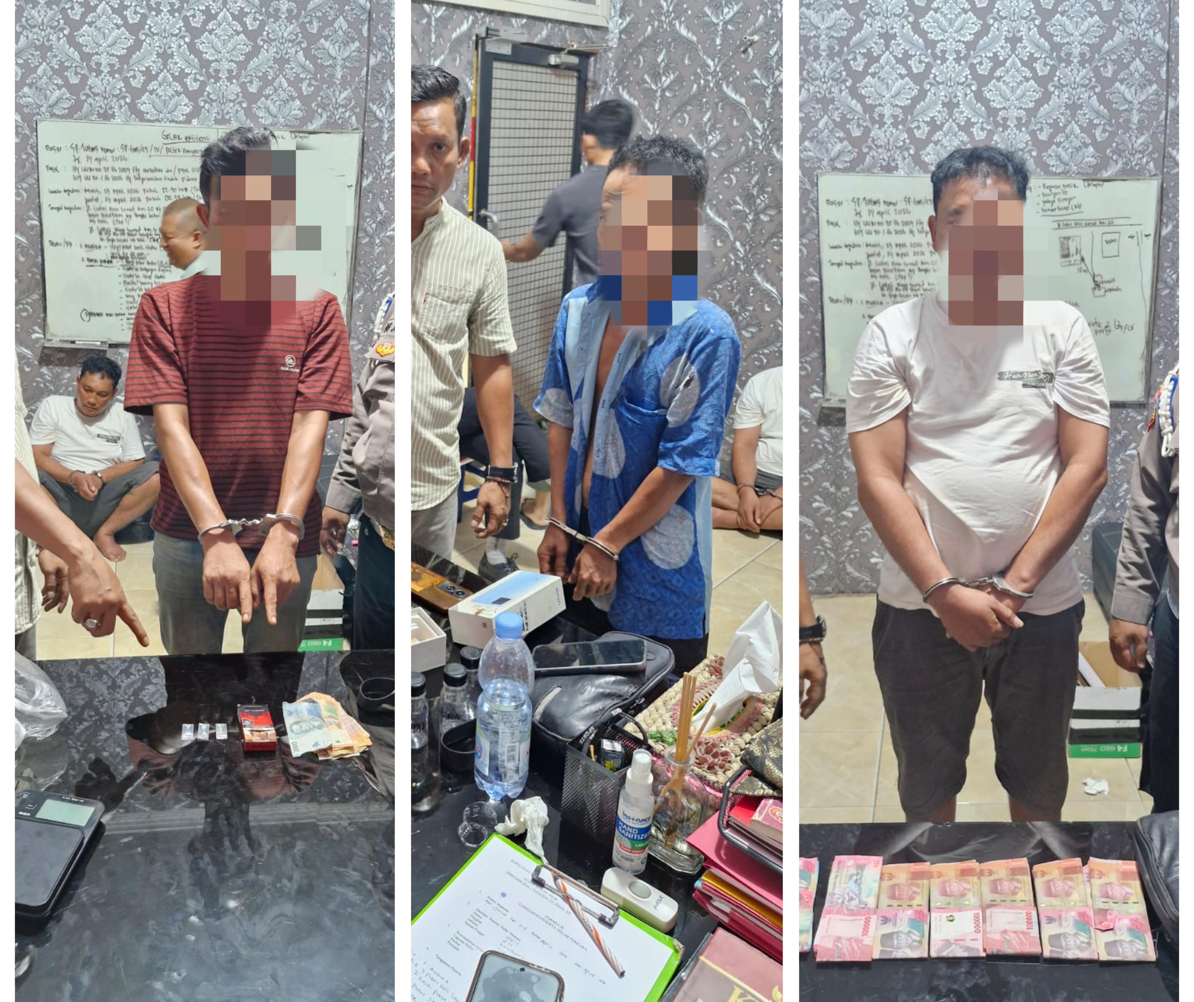 Polisi Bongkar Jaringan Sabu di Rohil, 3 Tersangka dan 5 Paket Siap Edar Diamankan