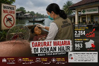 2.284 Kasus Malaria Tercatat di Rohil, Sinaboi Wilayah Terparah