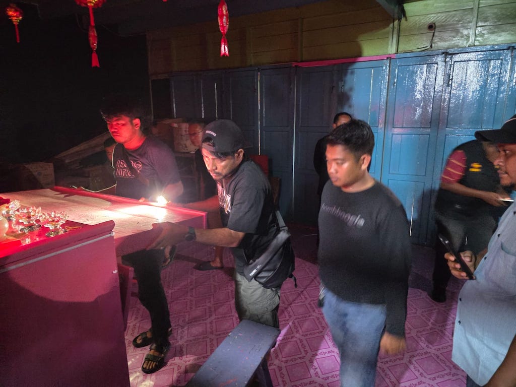 Panipahan Mulai Kondusif Usai Aksi Warga, 8 Rumah Diduga Terkait Narkoba Disegel