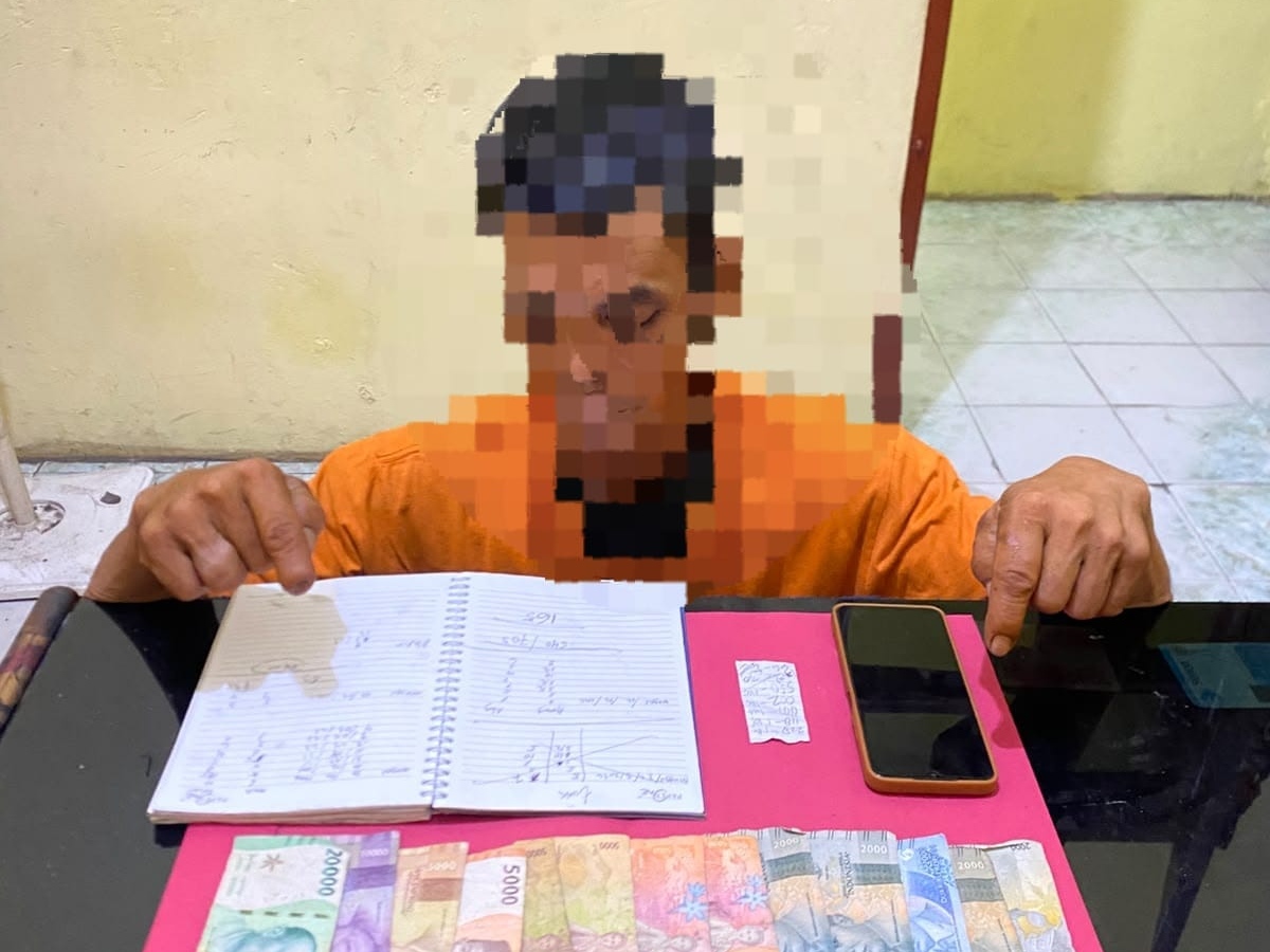Jualan Togel Online di Warung Tuak, Penjual di Siak Diciduk Polisi