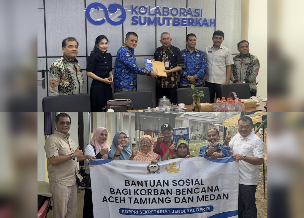 Peduli Korban Bencana, Korpri Setjen DPR RI Salurkan Bantuan Rp105,5 Juta ke Aceh dan Sumut