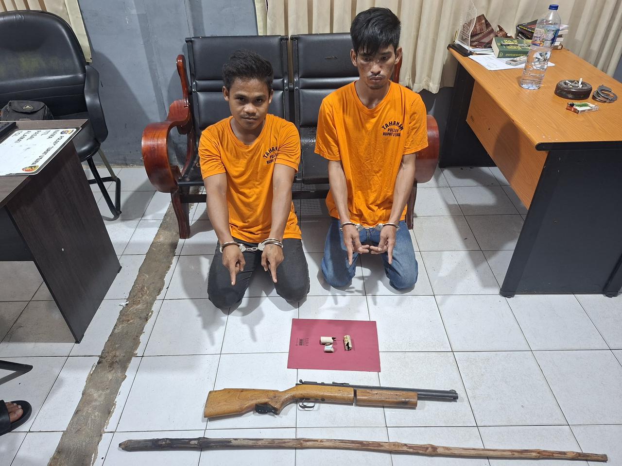 2 Pria Teror IRT Pakai Senapan Angin di Bengkalis, Positif Sabu