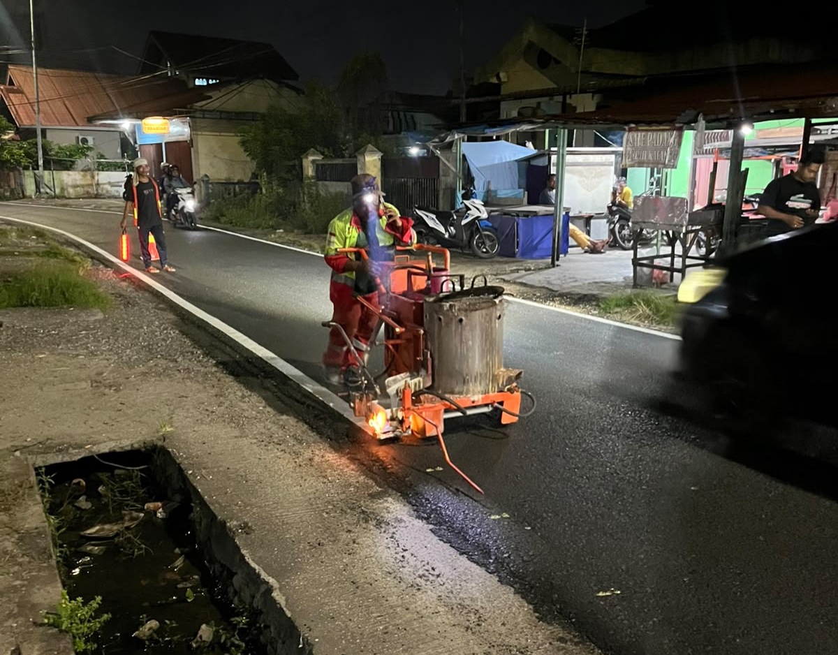 Pemko Pekanbaru Kebut Perbaikan Jalan Rusak, Giliran Cendrawasih Kembali Mulus 