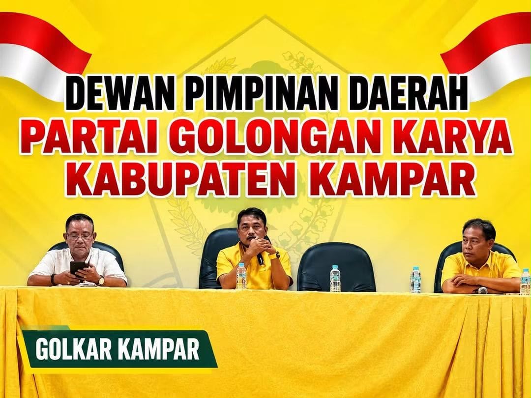 Musda XI Golkar Kampar Digelar 21-22 September, Penjaringan Calon Ketua Dimulai Besok