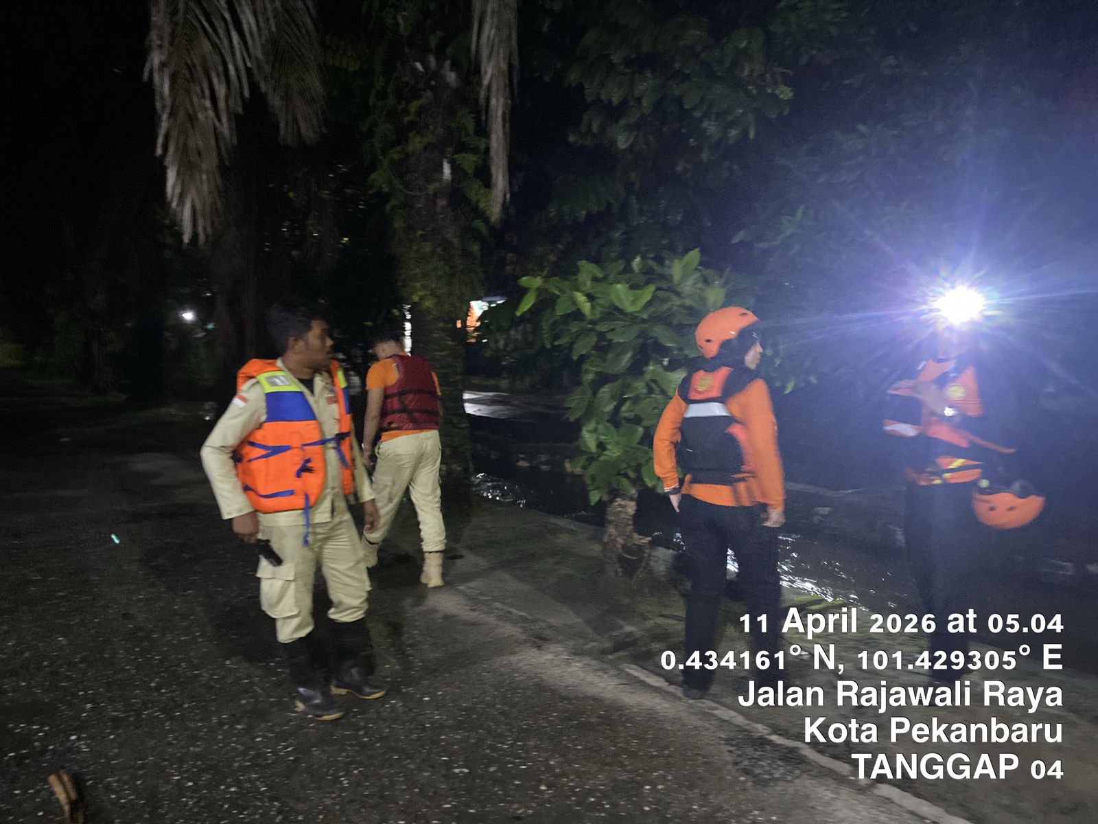 BPBD Pekanbaru Masih Upayakan Pencarian Warga Hanyut di Marpoyan Damai