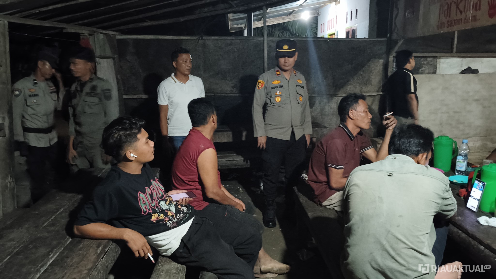 Kapolsek Rimba Melintang Razia Peredaran Narkoba dan Miras, Ini Hasilnya